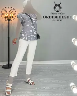 شومیز جلو زیپ - کد 2166