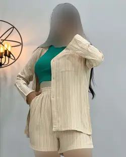 بلوز شلوارک - کد 2211