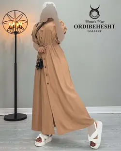 پیراهن کمر کنفی - کد 2248