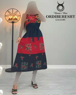 پیراهن گلدار - کد 2243