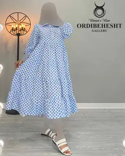 پیراهن گل دار - کد 2240