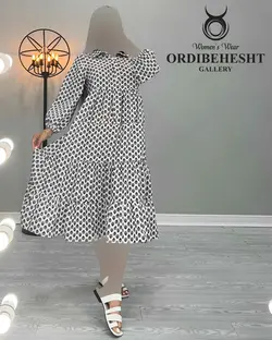 پیراهن گل دار - کد 2240