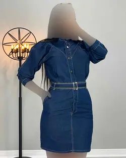 پیراهن جین - کد 2255