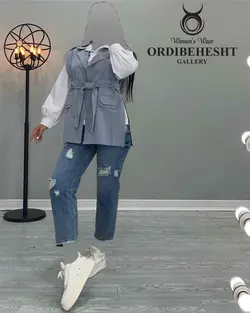 شومیز + رویه - کد 2294