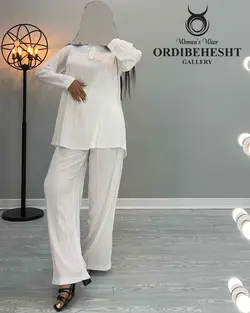 شومیز شلوار سه دکمه - کد 2246