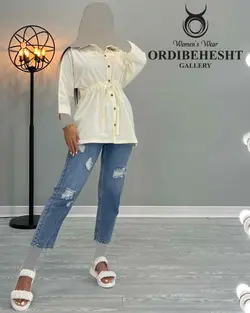 شومیز کمر گت - کد 2327