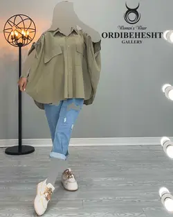 شومیز آستین گت - کد 2328