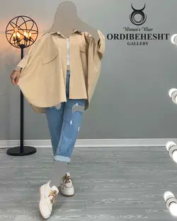 شومیز آستین گت - کد 2328