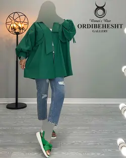 مانتو آستین کیمونو - کد 2300