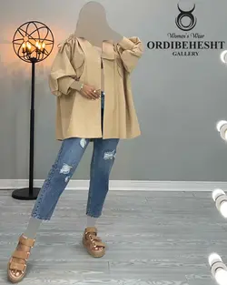 مانتو آستین کیمونو - کد 2300