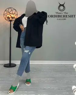 مانتو آستین کیمونو - کد 2300