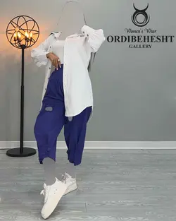 شومیز مانتویی - کد 2157