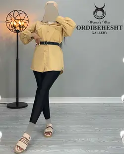 شومیز آستین پلیسه - کد 2309