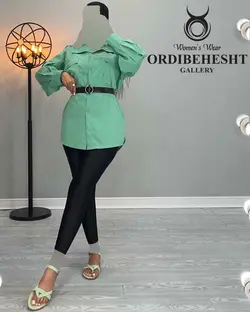 شومیز آستین پلیسه - کد 2309