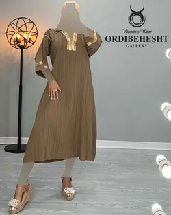 پیراهن نواردار - کد 2364