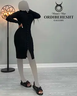 پیراهن جلو دکمه - کد 2381