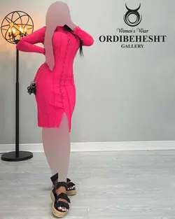 پیراهن جلو دکمه - کد 2381