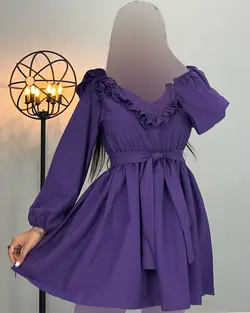 پیراهن جلو چین - کد 2383