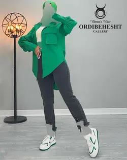 شومیز دو جیب - کد 2413