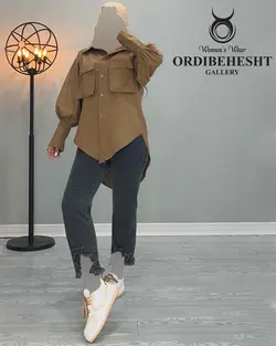 شومیز دو جیب - کد 2413