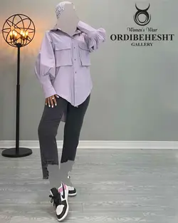 شومیز دو جیب - کد 2413