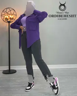 شومیز دو جیب - کد 2413