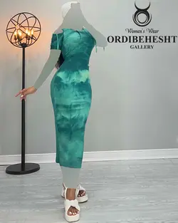 پیراهن آبرنگی - کد 2424