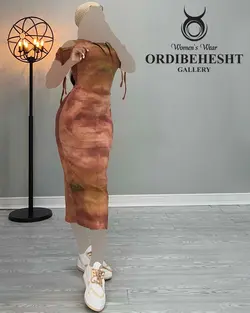 پیراهن آبرنگی - کد 2424