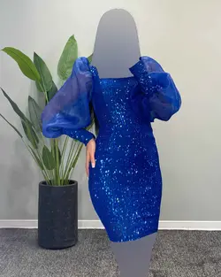 پیراهن آستین شیشه ای - کد 2640