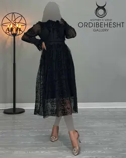 پیراهن یقه بسته - کد 2893