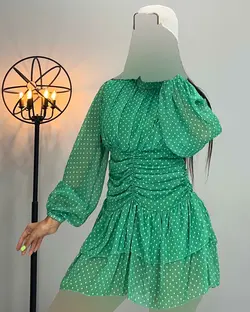 پیراهن خالخالی - کد 2881