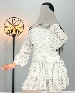 پیراهن خالخالی - کد 2881