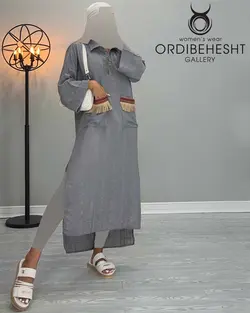 پیراهن دوجیب - کد 2911