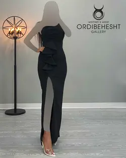 پیراهن یقه رومی - کد 2952