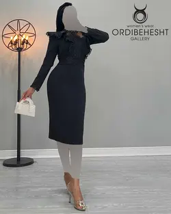 پیراهن دانتل - کد 2980