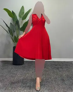 پیراهن پایین پلیسه - کد 2982