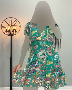 پیراهن هاوایی - کد 2875