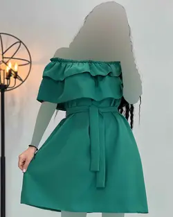 پیراهن یقه چین - کد 3108