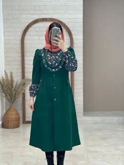 مانتو ملیسا کبریتی کله غازی گل زرشکی