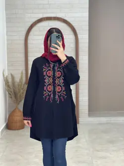 مانتو نارگل مشکی