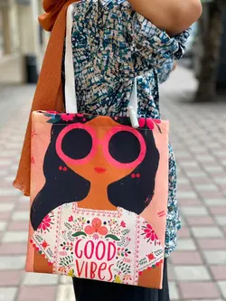 ساک دستی پارچه ای دخترونه