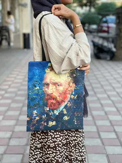 ساک دستی پارچه ای پرتره ون گوگ