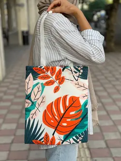 ساک دستی پارچه ای برگ