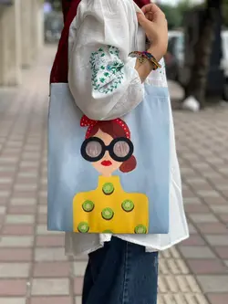 ساک دستی پارچه ای دختر فانتزی