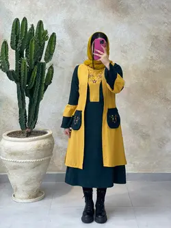 ست پاییزه سروا سبز کله غازی خردلی