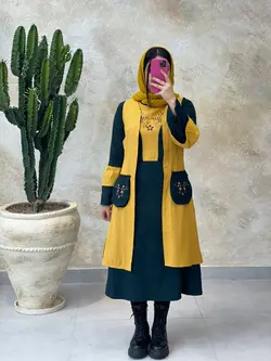 ست پاییزه سروا سبز کله غازی خردلی