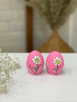 تخم مرغ بابونه صورتی