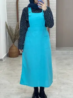 سارافون پیش بندی ( بیلر ) هنری آبی