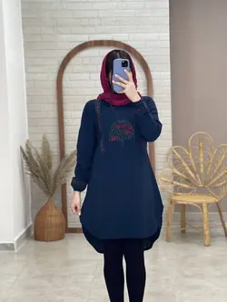 مانتو بلوط سورمه ای