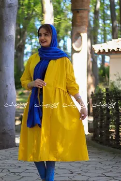 مانتو بهاره گلپر زرد